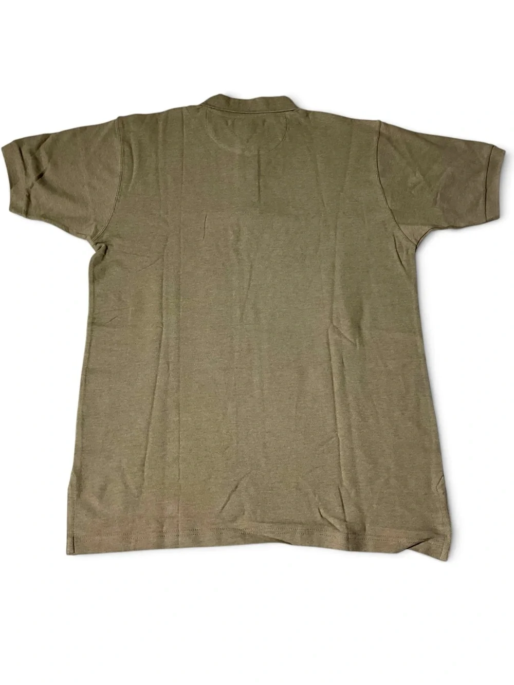 Vintage Chaps Ralph Lauren Polo Shirt Mens L NWT Crest Logo Tan 100% Cotton
